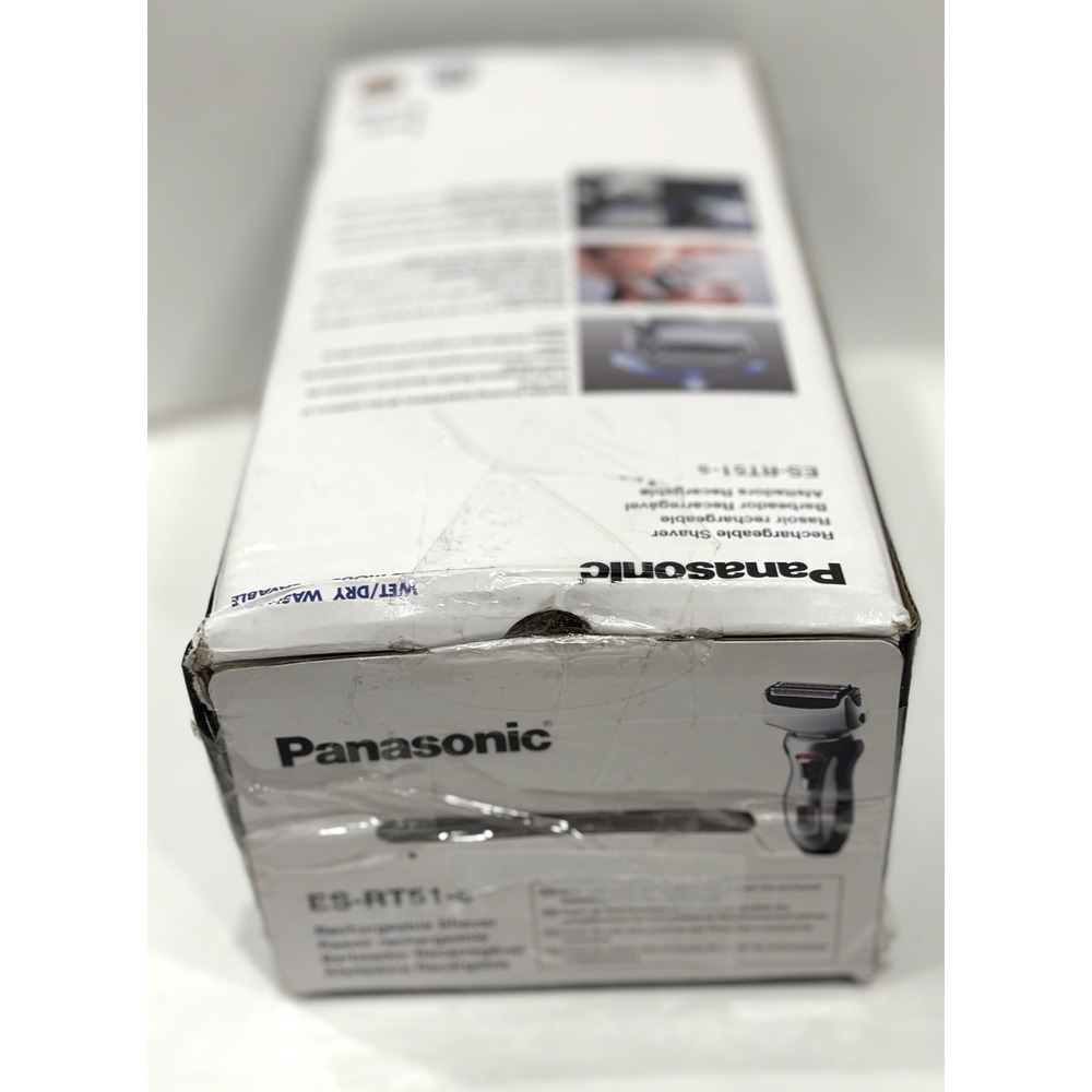 Panasonic ES-RT51-S Wet Dry 3-Blade Rechargeable Electric Shaver w/ Charger - Picture 13 of 14